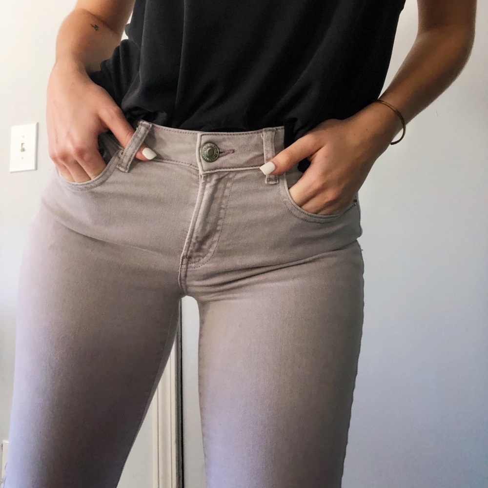 American Eagle Light Purple Jeans
